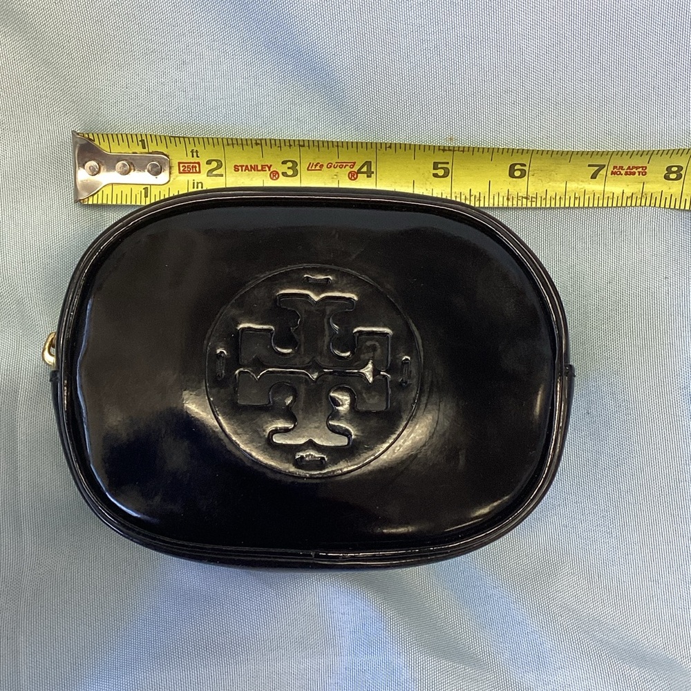 Tory Burch  Black Glossy Pouch